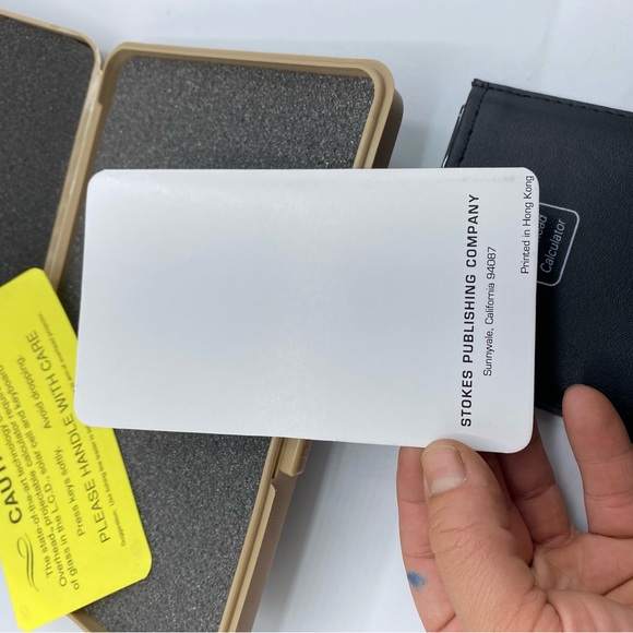 Calculator Keeper The Educator Basic Overhead Calculator, Manual vintage new - Picture 5 of 8